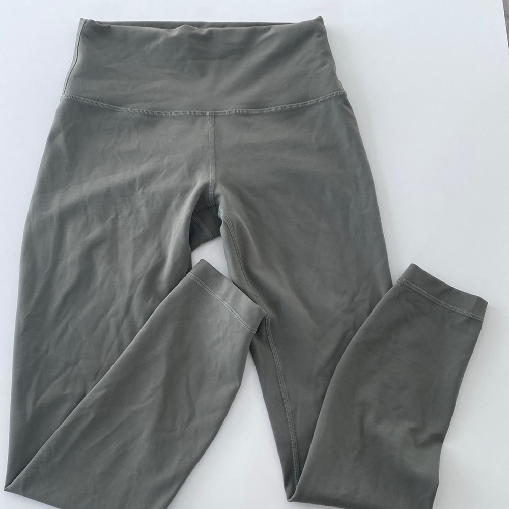 Lululemon wunder train high-rise tight 25” sage